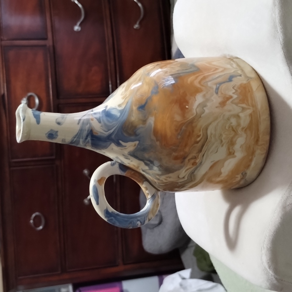 Vintage Ceramiche Virginia Jug w/ pour spout, Made in Italy